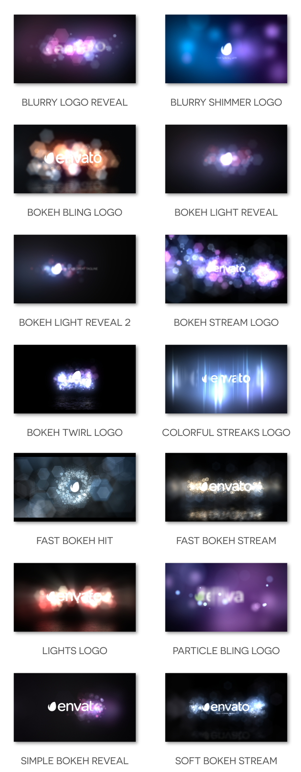 Quick Logo Sting Pack 09: Blur, Light & Bokeh - 4